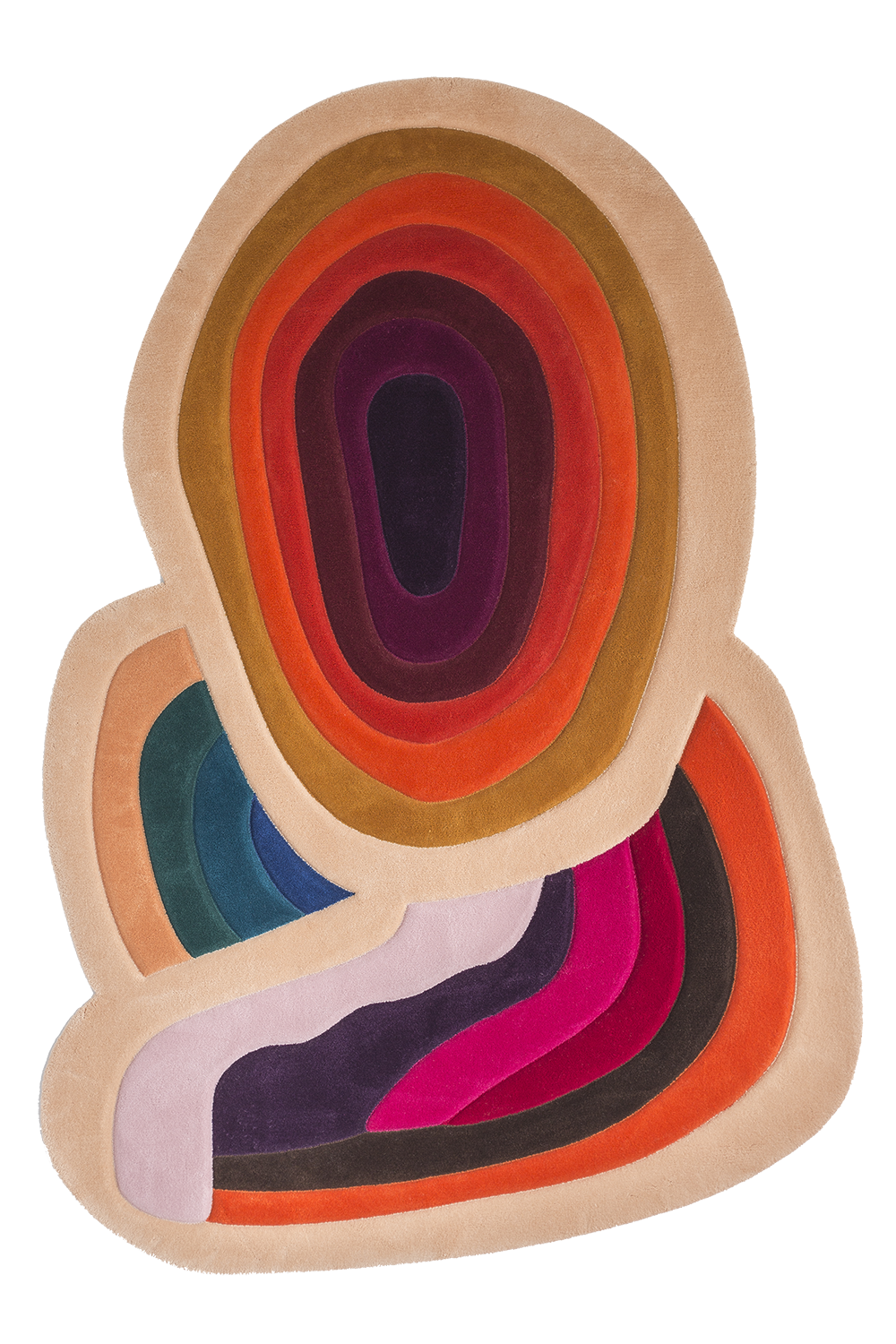 Bomba Original colourful tufted wool rug by Milla Novo, photo 1 of 7