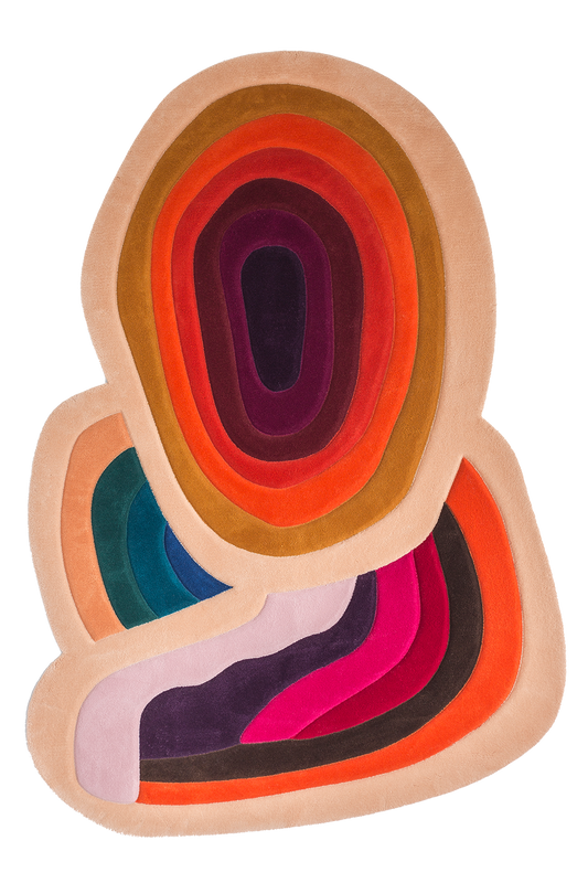 Bomba Original colourful tufted wool rug by Milla Novo, photo 1 of 7