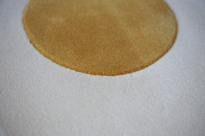 Solstice tufted wool and velvet rug by Milla Novo, 120 x 100 cm, photo 5 of 8