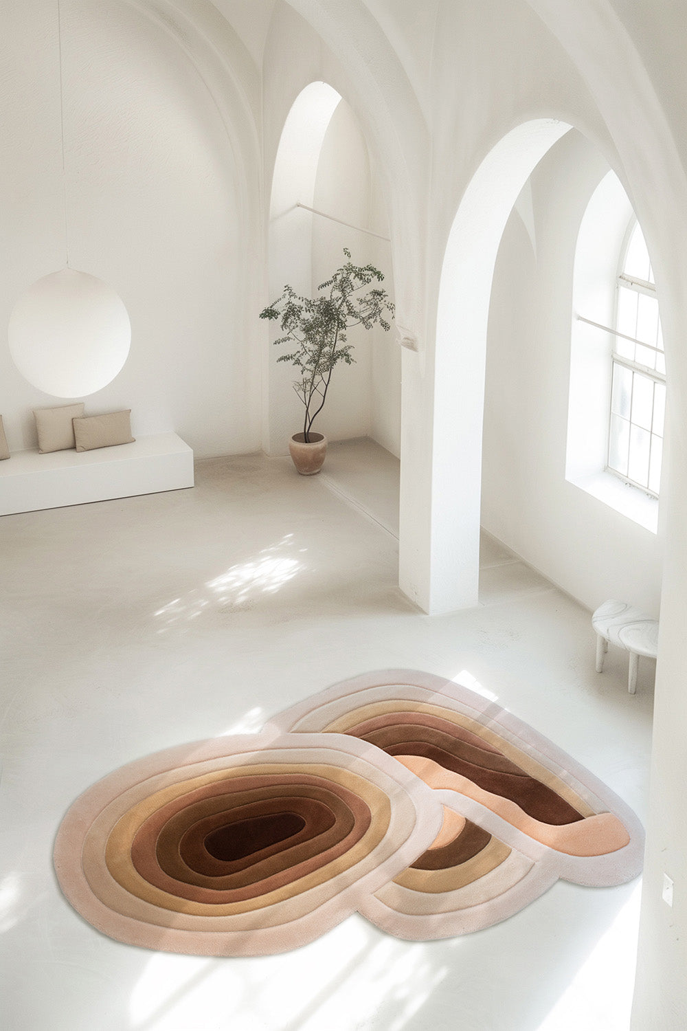 Bomba Coco earth-tone tufted wool rug by Milla Novo, photo 6 of 6