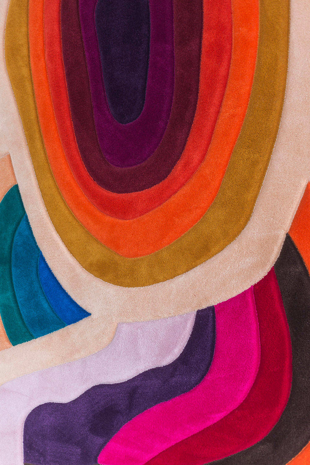 Bomba Original colourful tufted wool rug by Milla Novo, photo 2 of 7