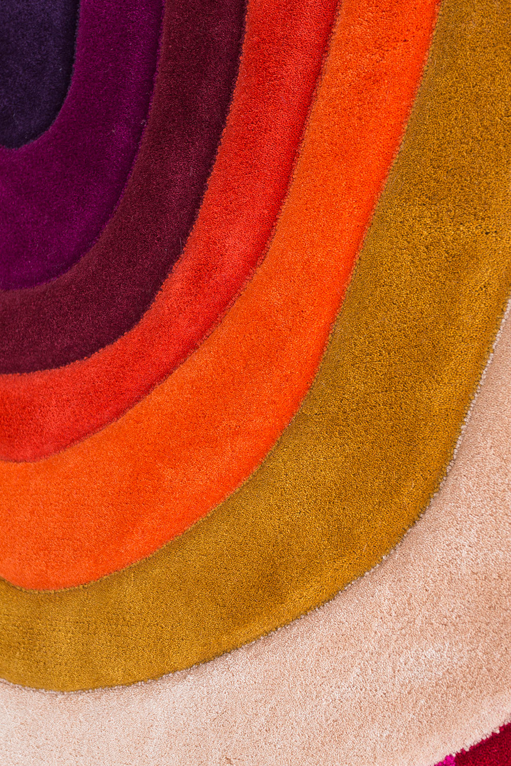 Bomba Original colourful tufted wool rug by Milla Novo, photo 4 of 7