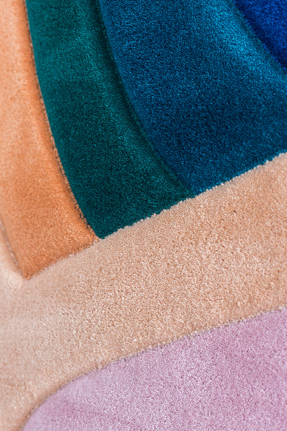 Bomba Original colourful tufted wool rug by Milla Novo, photo 3 of 7