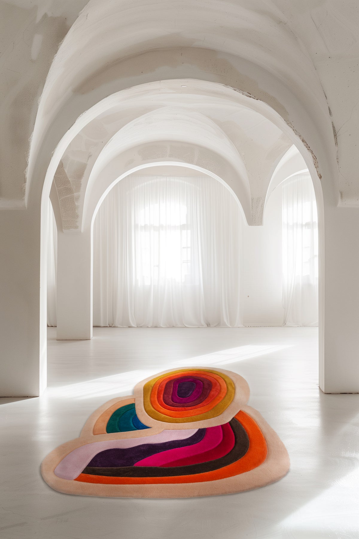 Bomba Original colourful tufted wool rug by Milla Novo, photo 7 of 7
