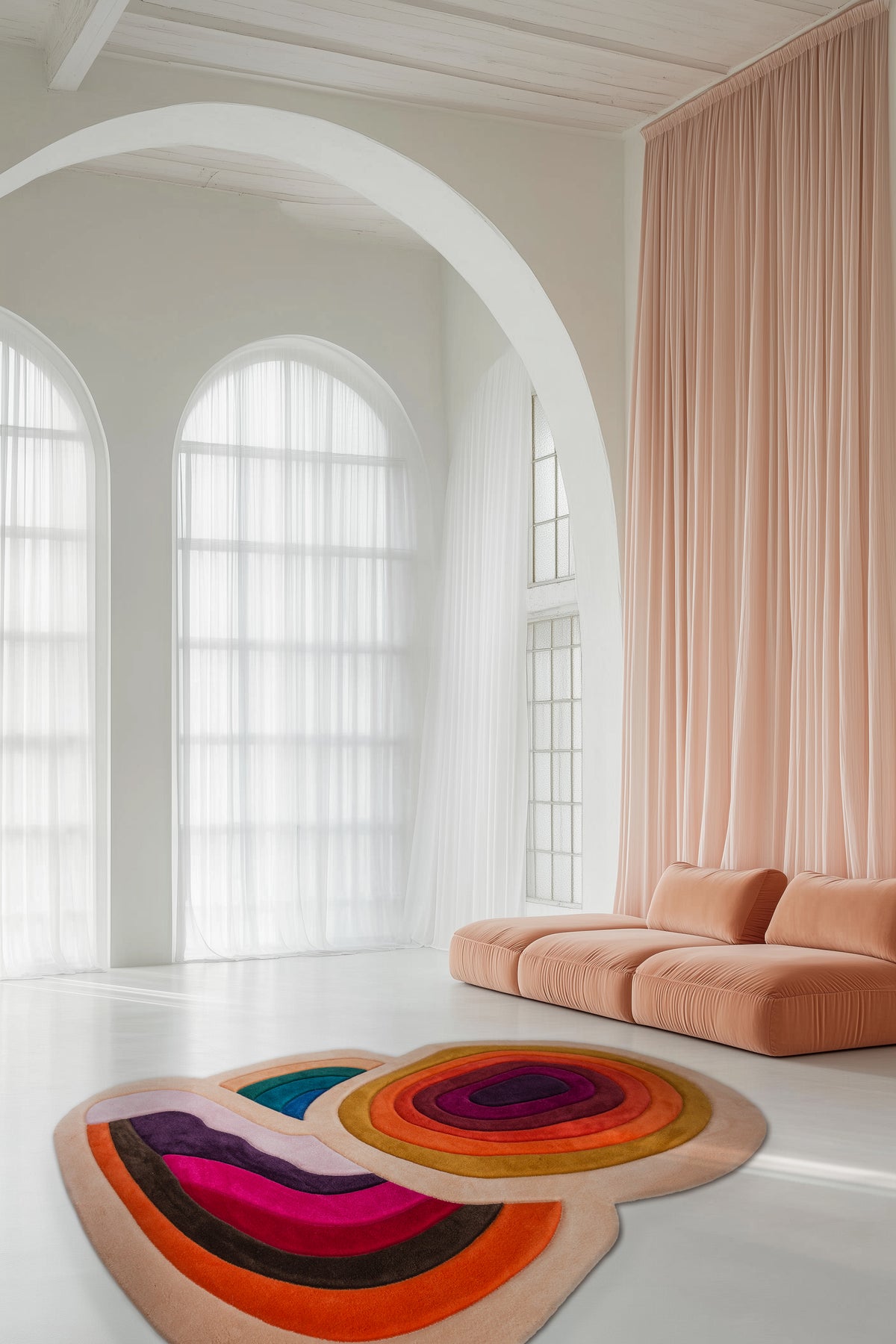 Bomba Original colourful tufted wool rug by Milla Novo, photo 5 of 7