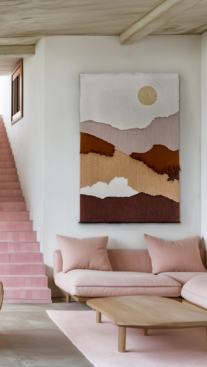 RopeWorks No. 15 sculptural rope wall art by Milla Novo, 120 x 180 cm, photo 2 of 7